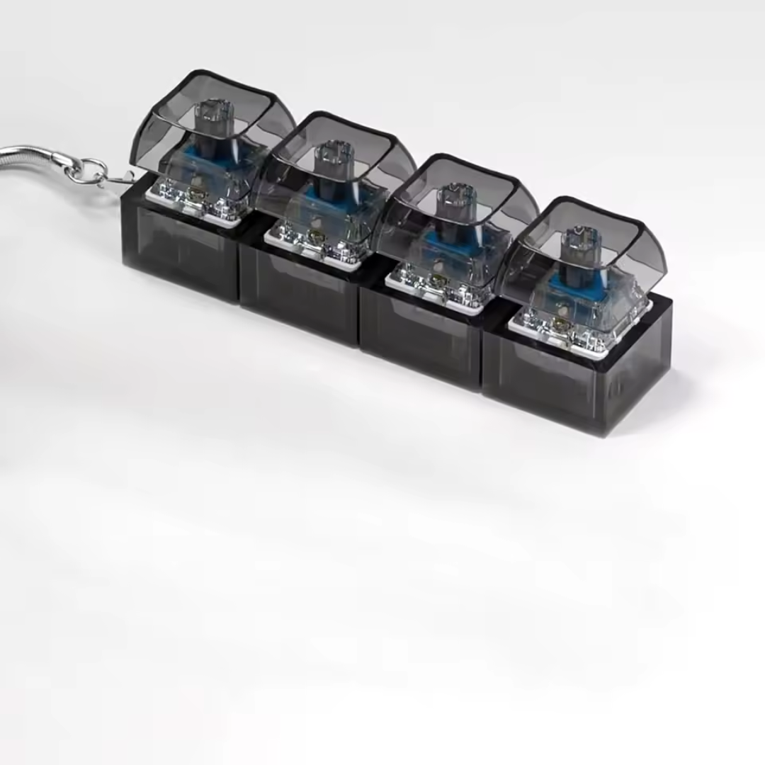Keyzen Pulse™ – Llavero antiestrés con luz LED